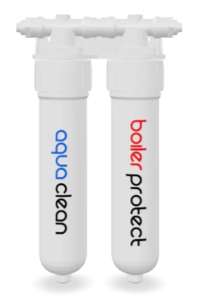 De boilerPROTECT filter, filtert de grootste verontreinigingen zoals kalk uit het water.