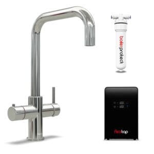 FlexTap kokend water kraan - hoekig - Chroom