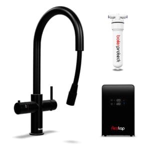 FlexTap kokend water kraan - uittrekbare slang - Zwart - COMBI