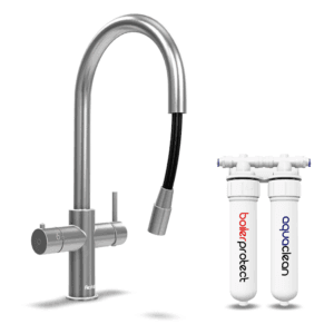 FlexTap gefilterd water kraan - uittrekbare slang - RVS - COMBI