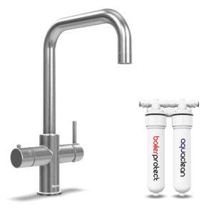 FlexTap gefilterd water kraan - hoekig - RVS - COMBI