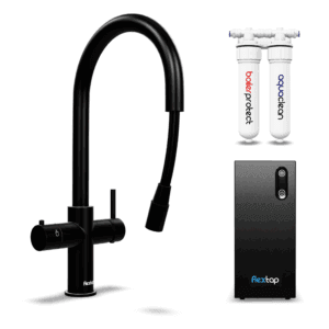 FlexTap gekoeld water kraan - uittrekbare slang - Zwart