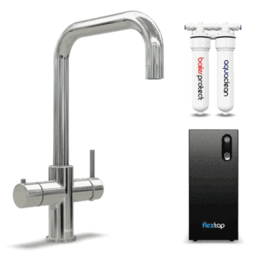 FlexTap gekoeld water kraan - hoekig - Chroom